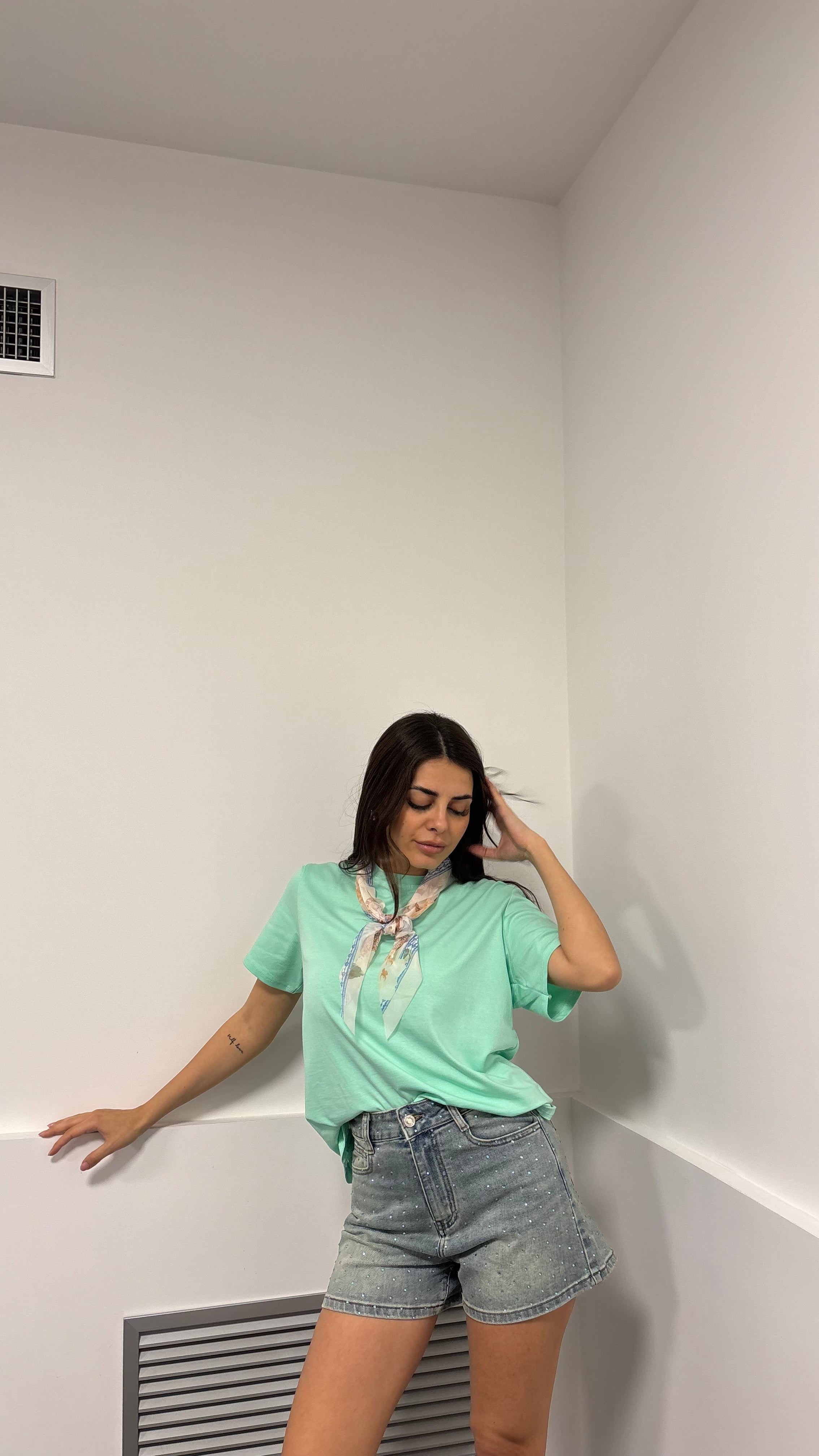 T-shirt foulard