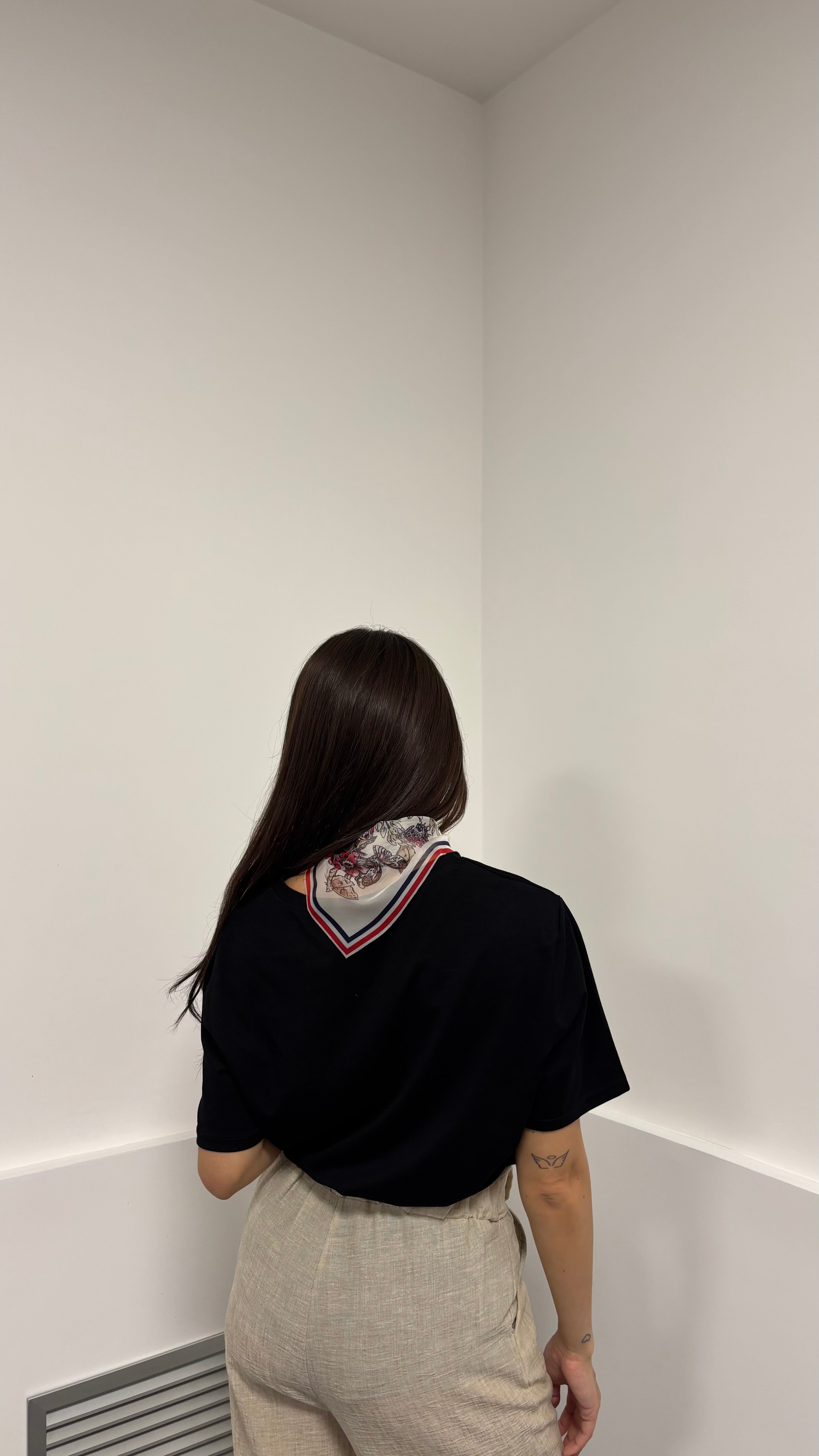 T-shirt foulard