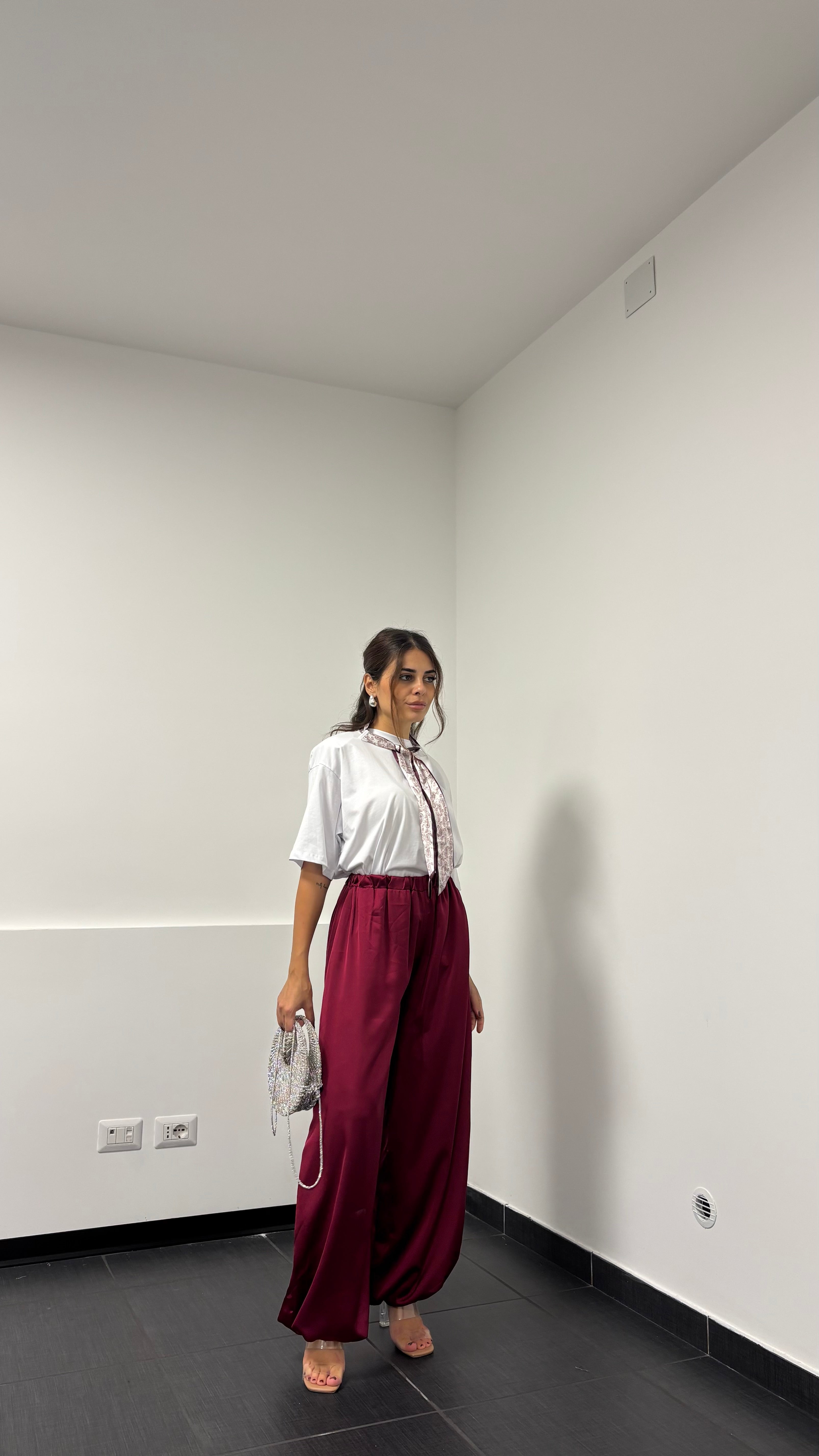 Pantaloni satin