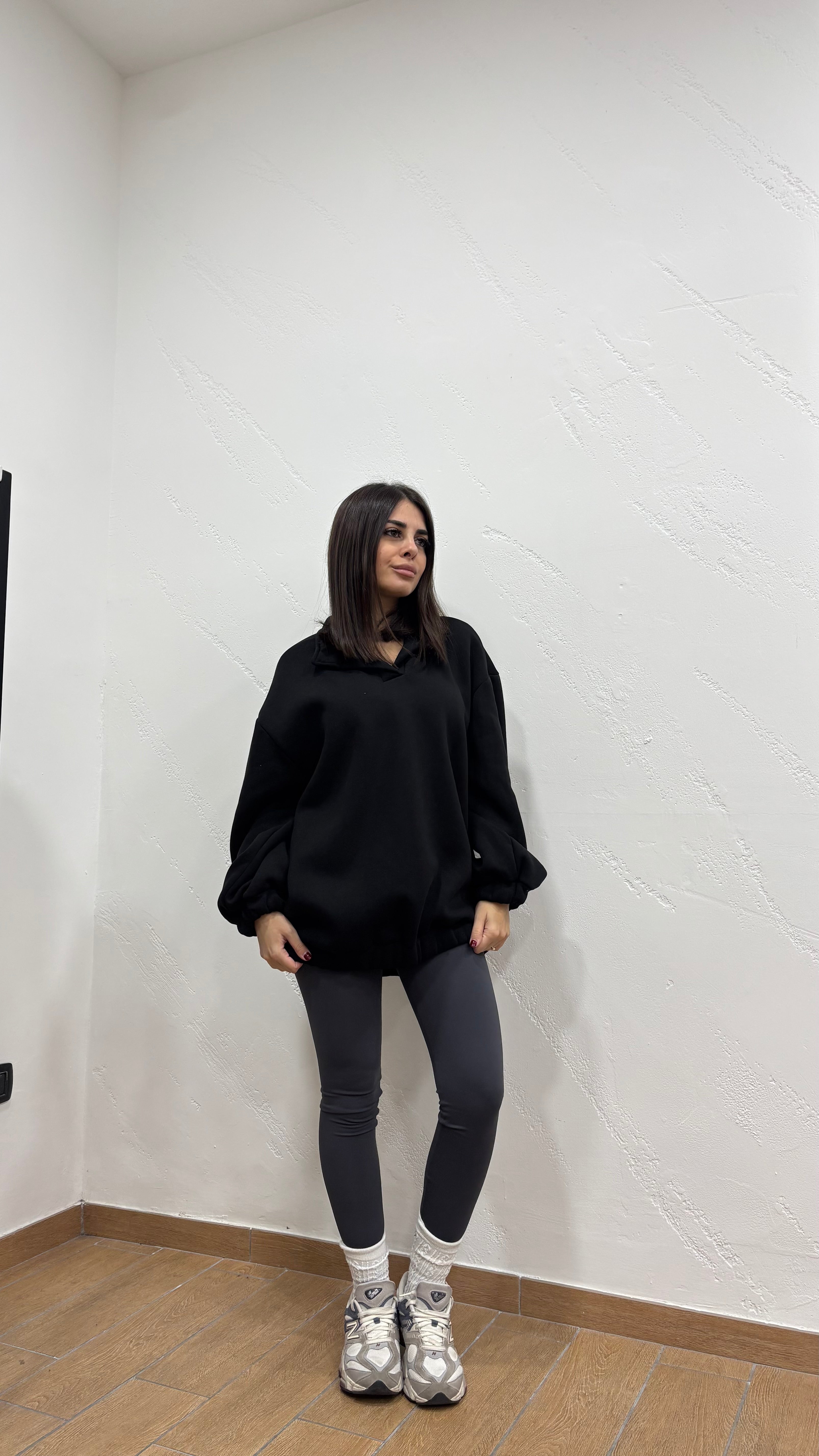 Leggins contenitivi felpati