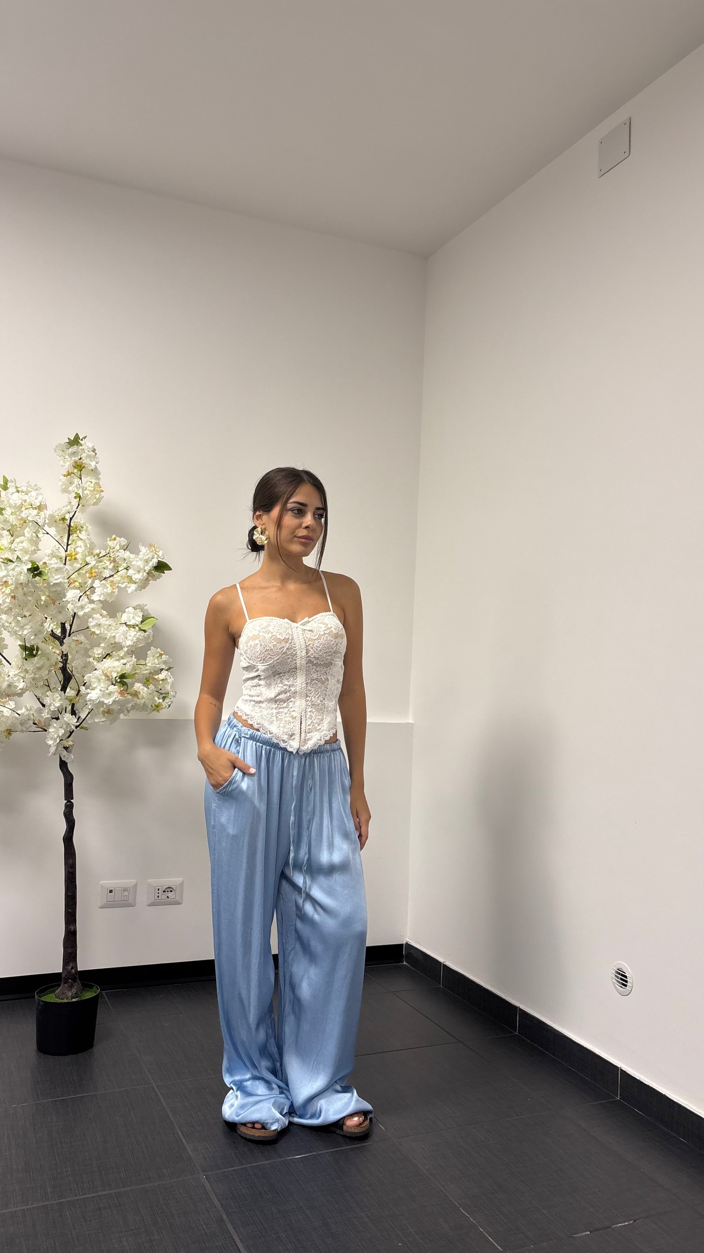 Pantaloni satin