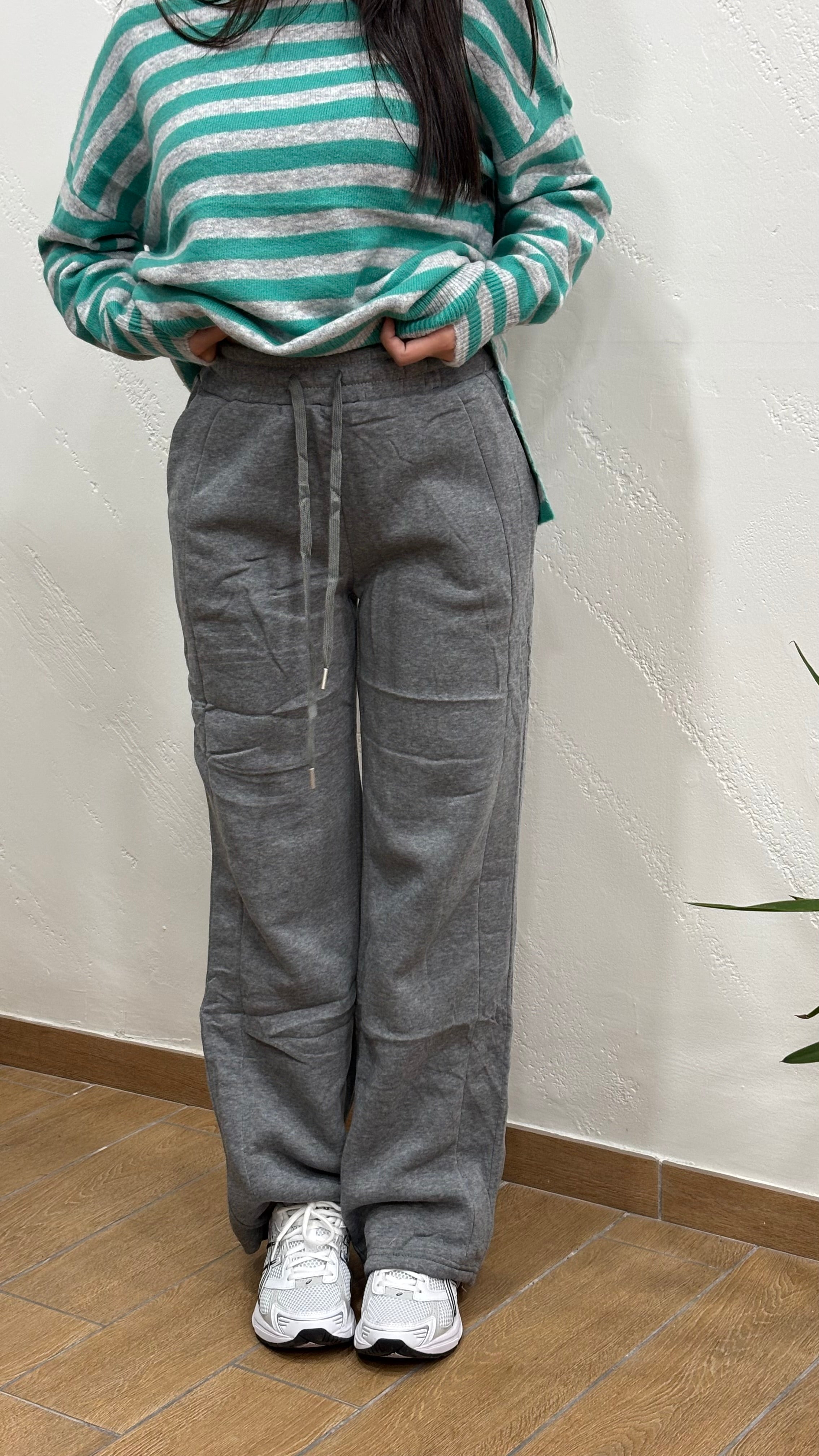 Pantaloni tuta felpati