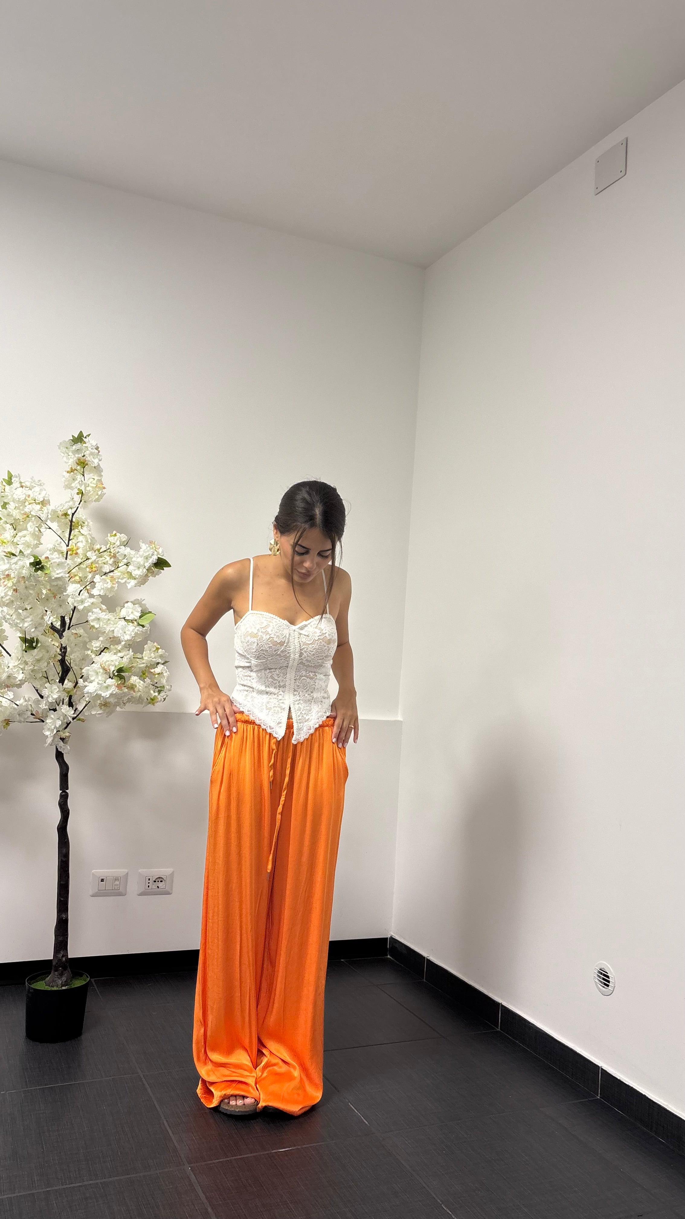 Pantaloni satin