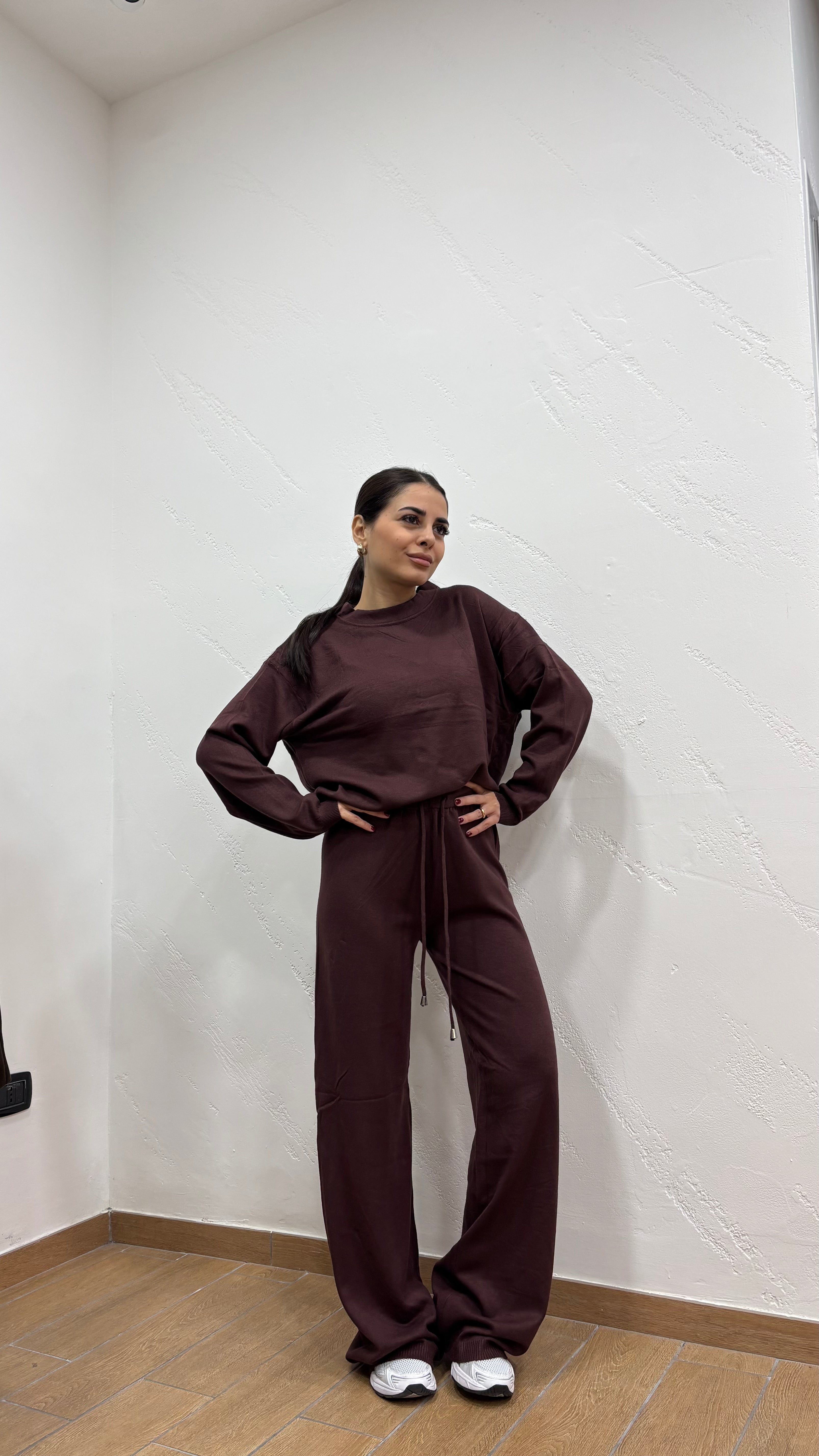 Coordinato lana rasata