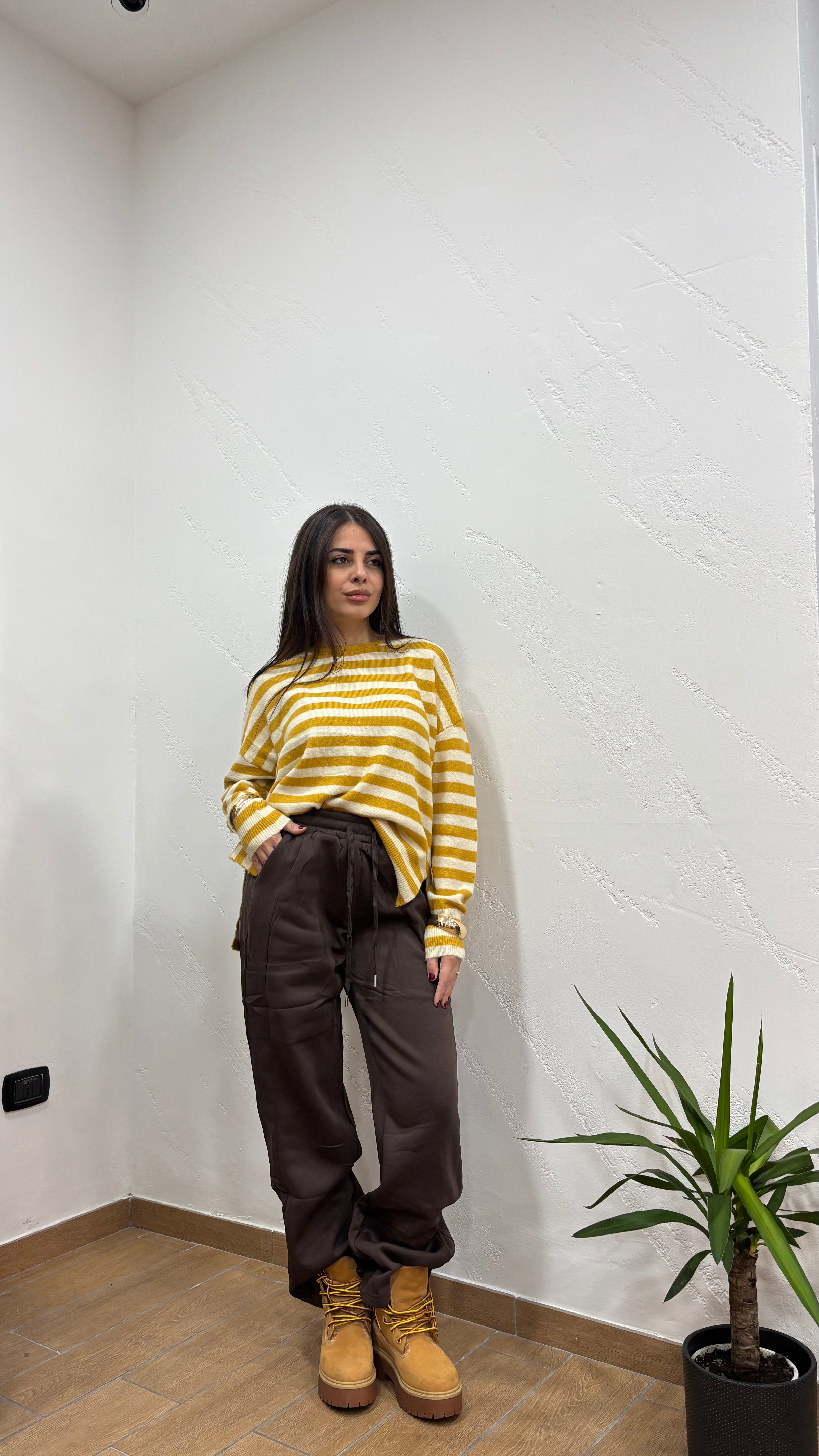 Pantaloni tuta felpati