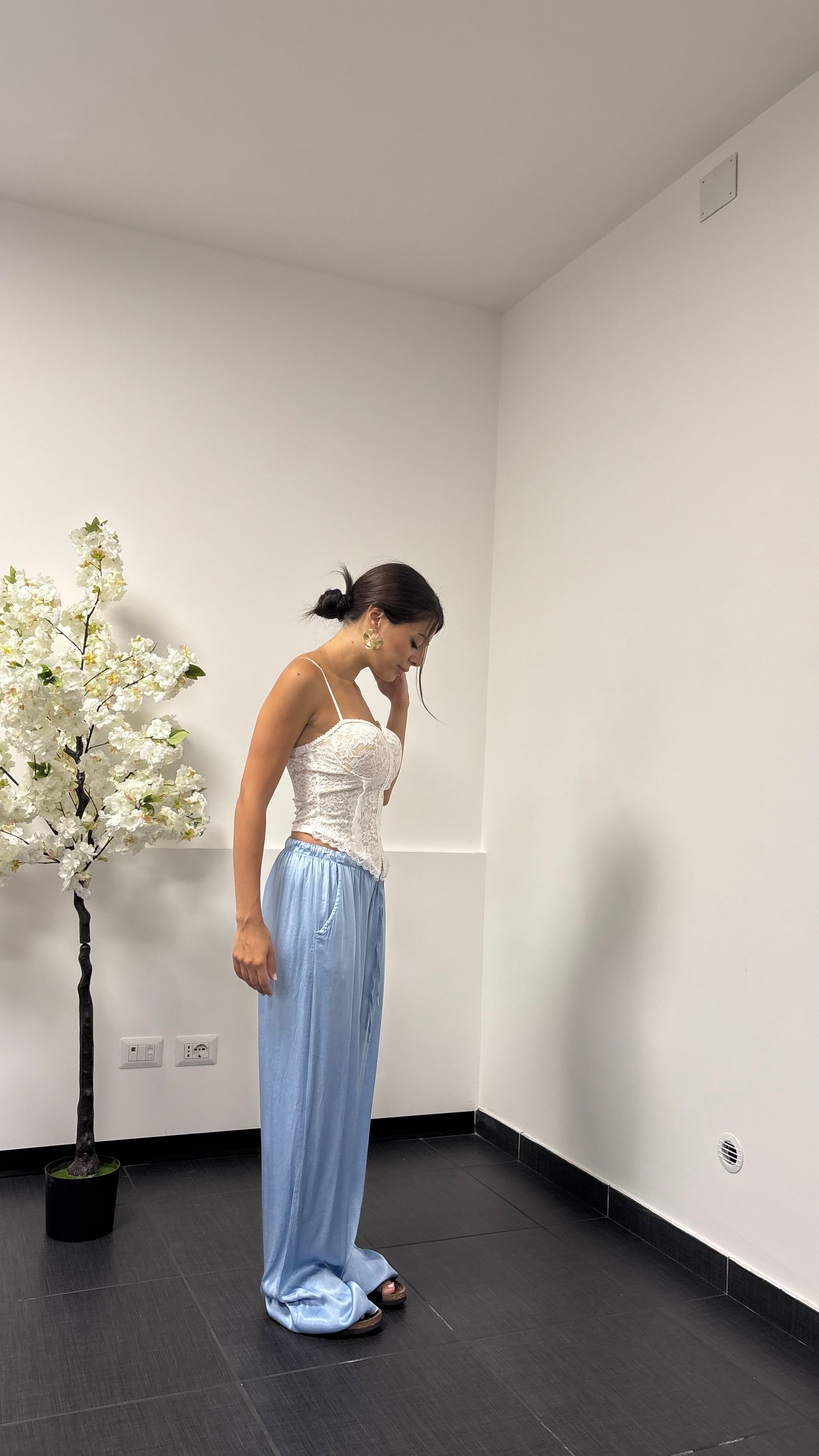 Pantaloni satin