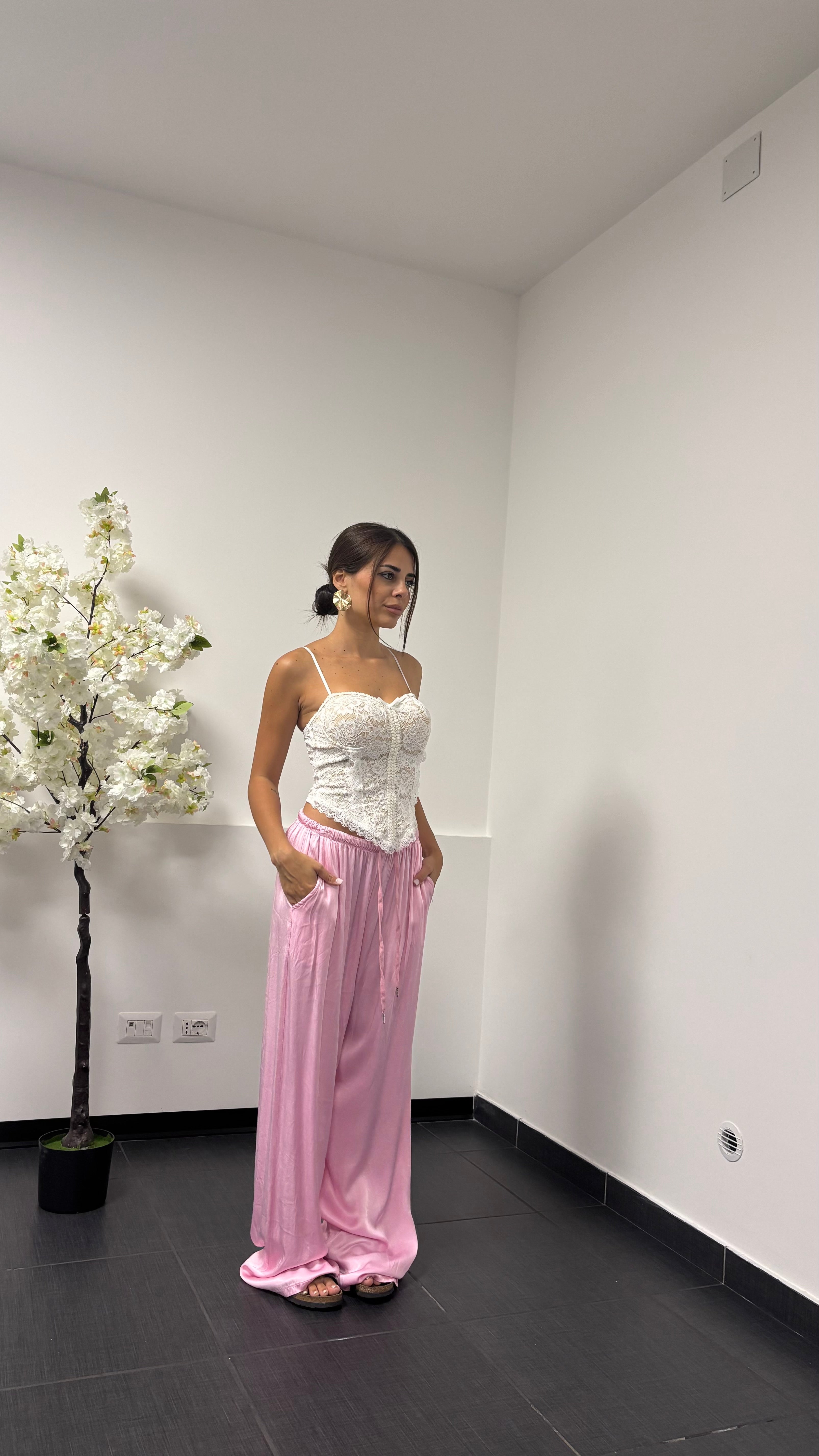 Pantaloni satin