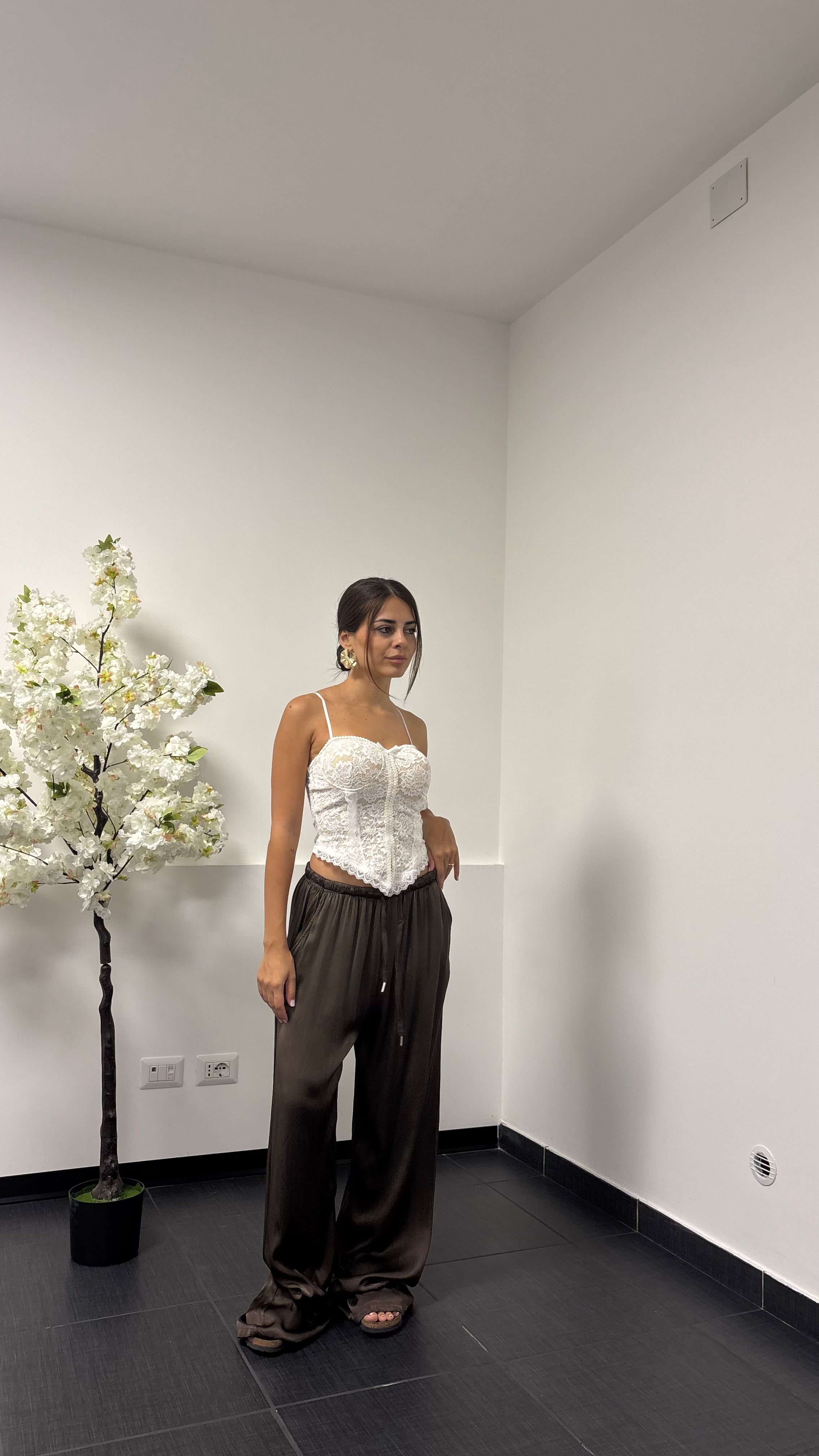 Pantaloni satin