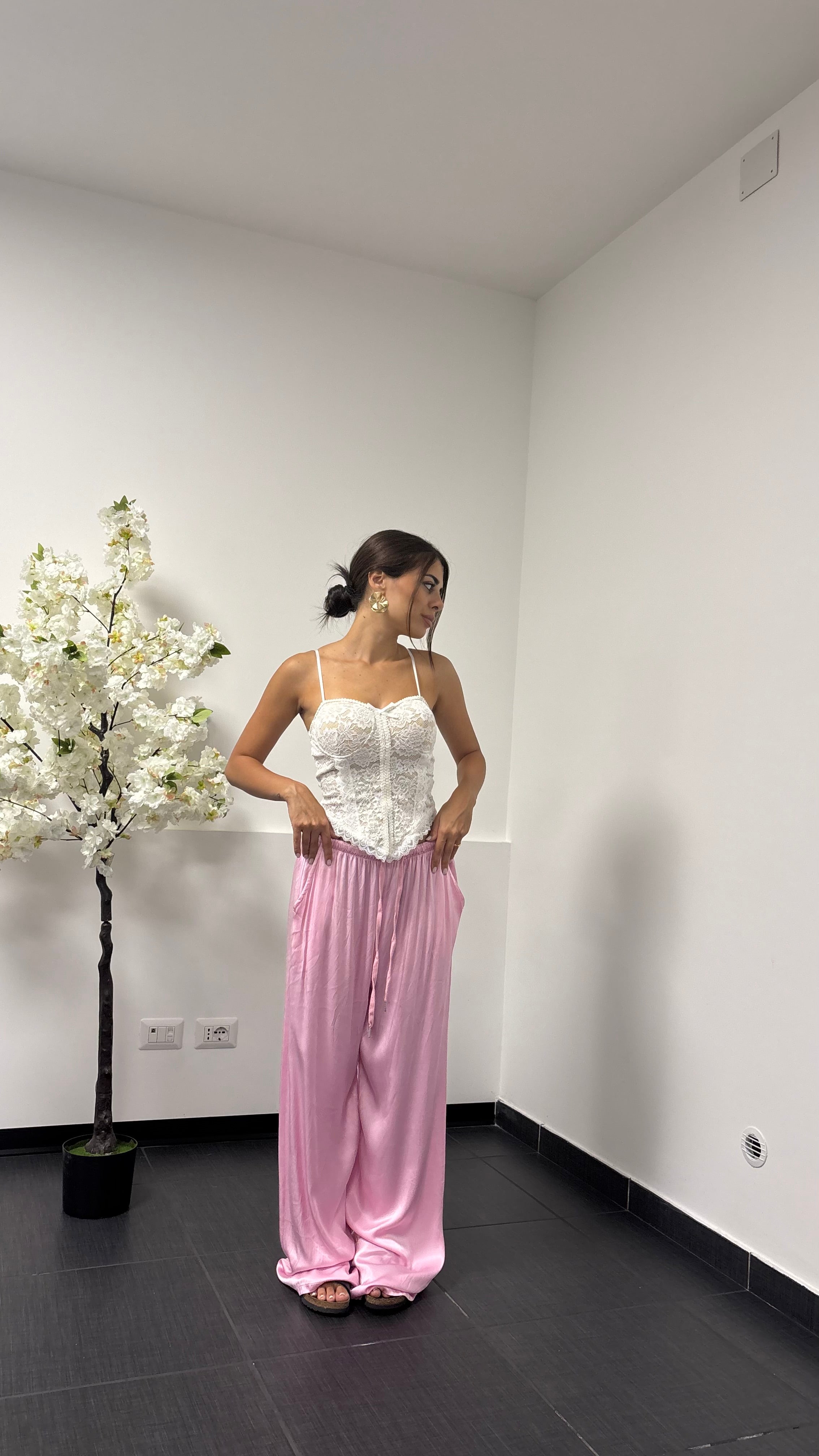 Pantaloni satin