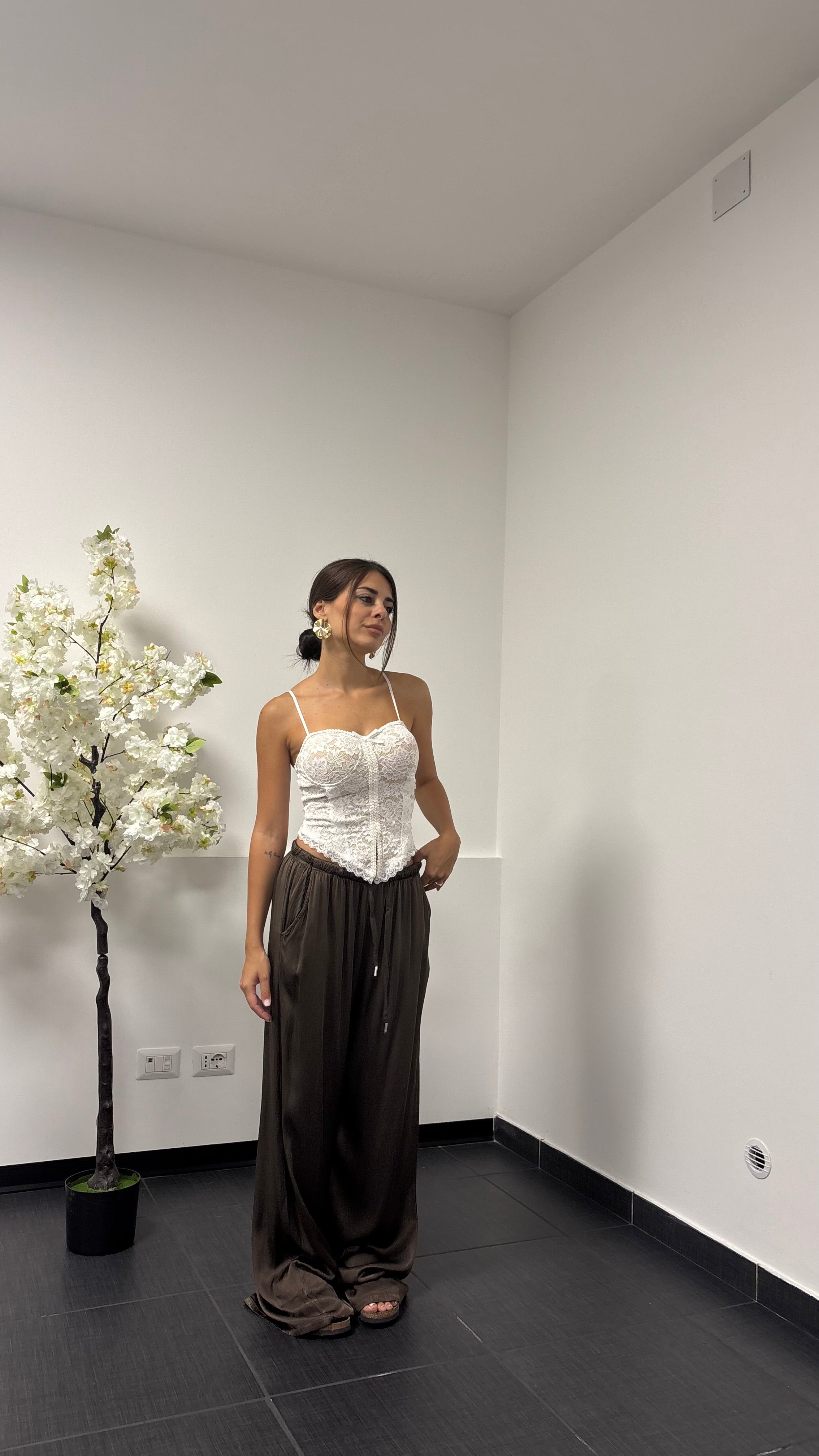 Pantaloni satin