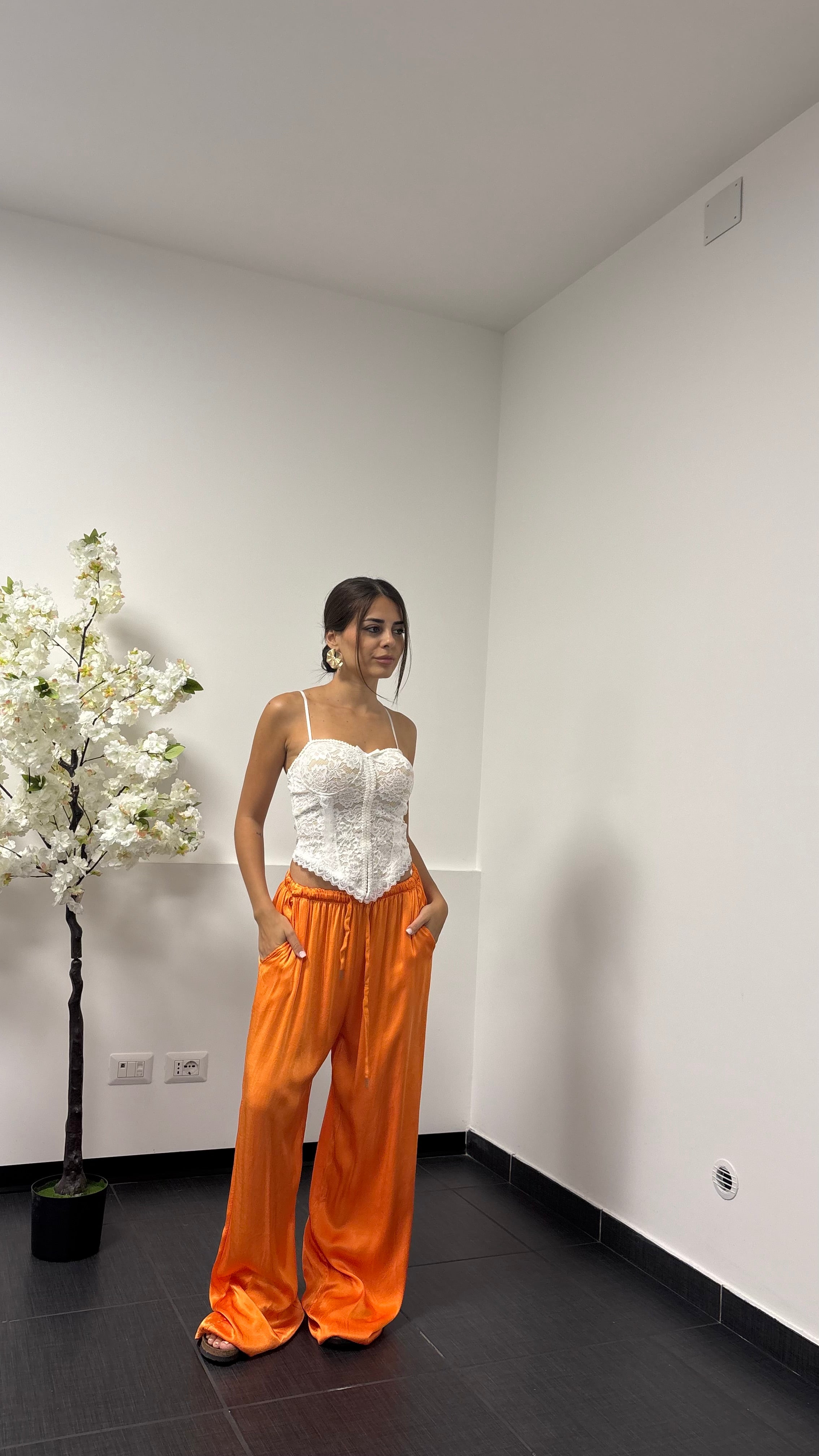Pantaloni satin