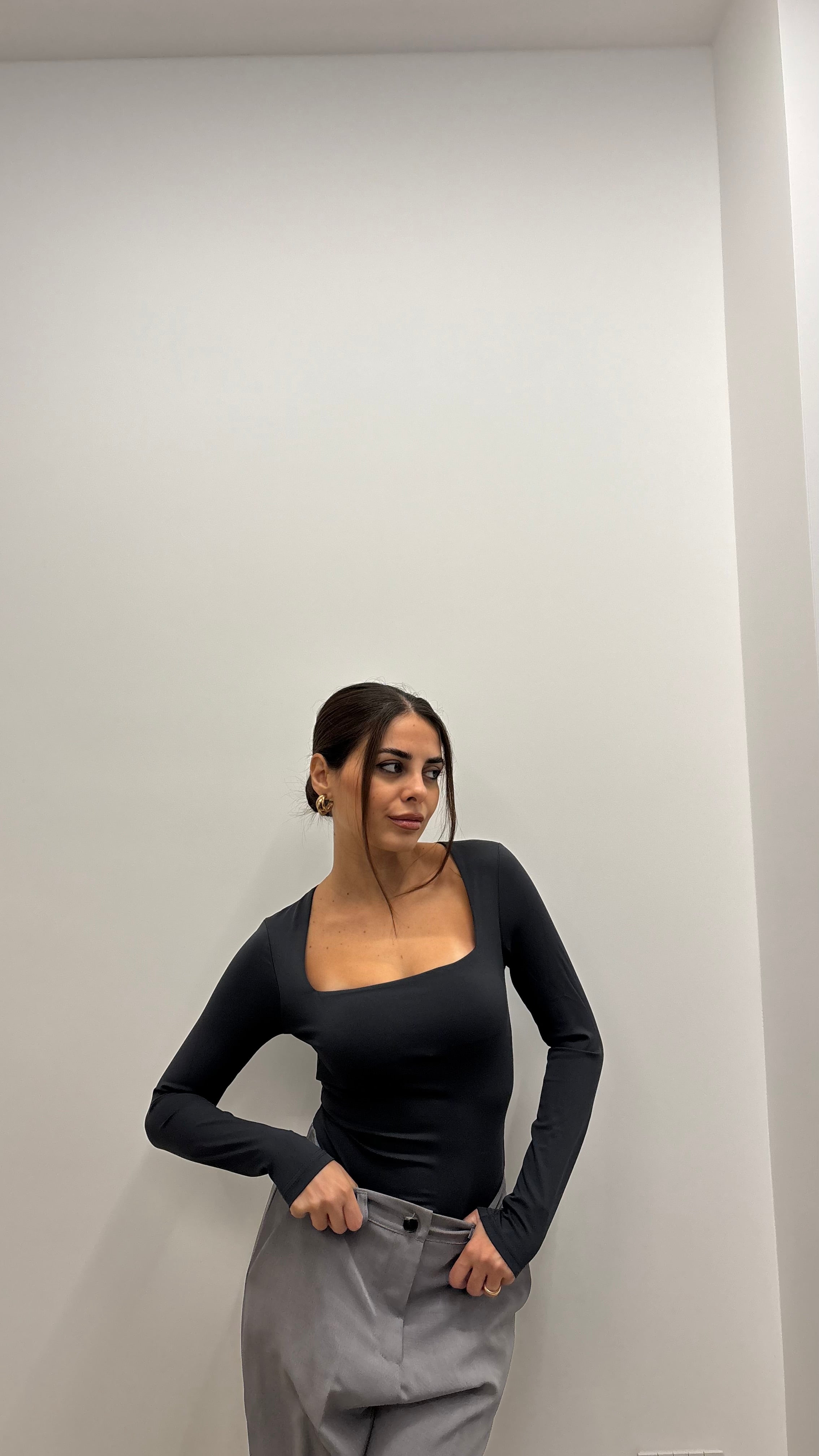 Body scollo quadrato