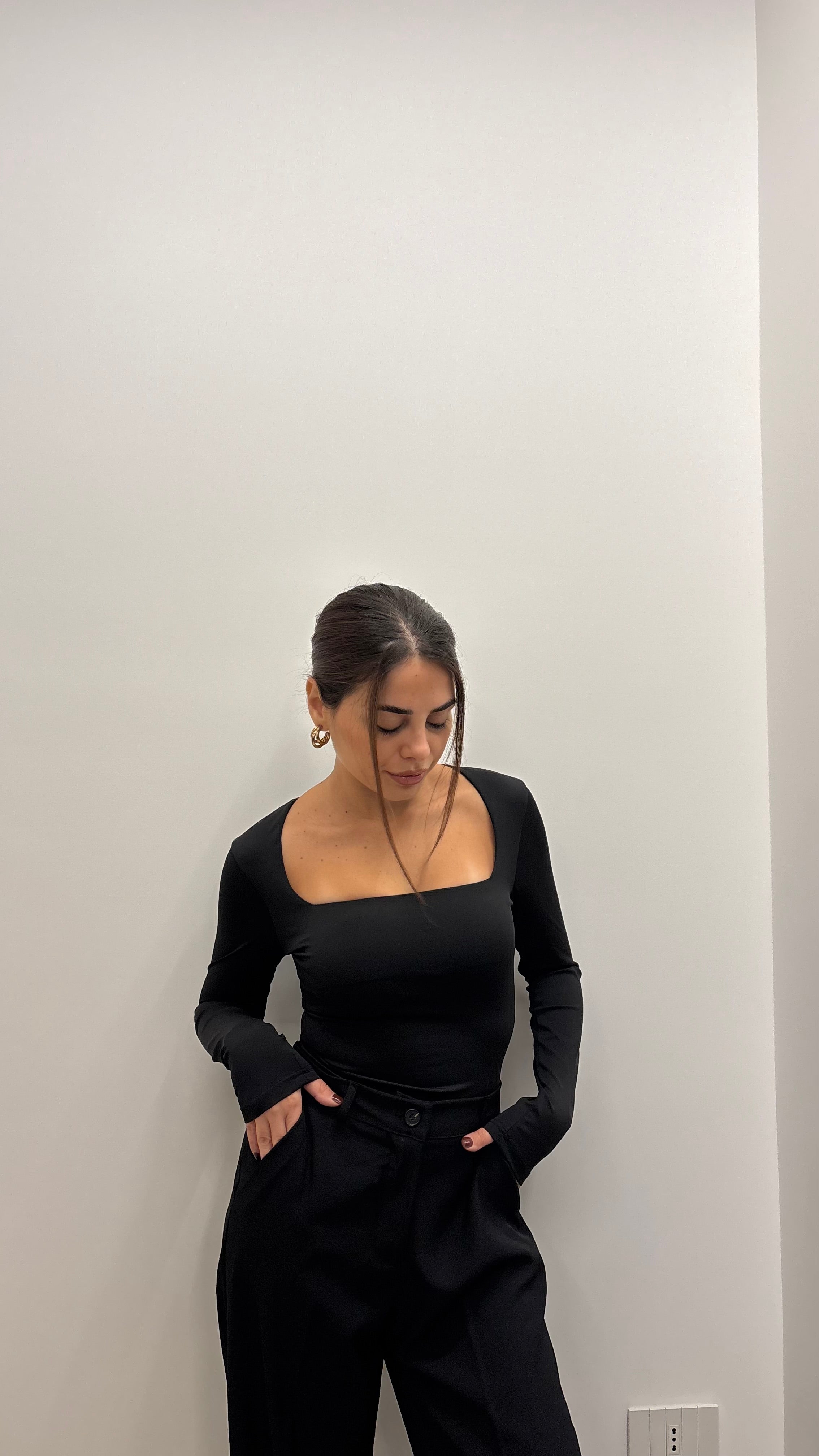 Body scollo quadrato