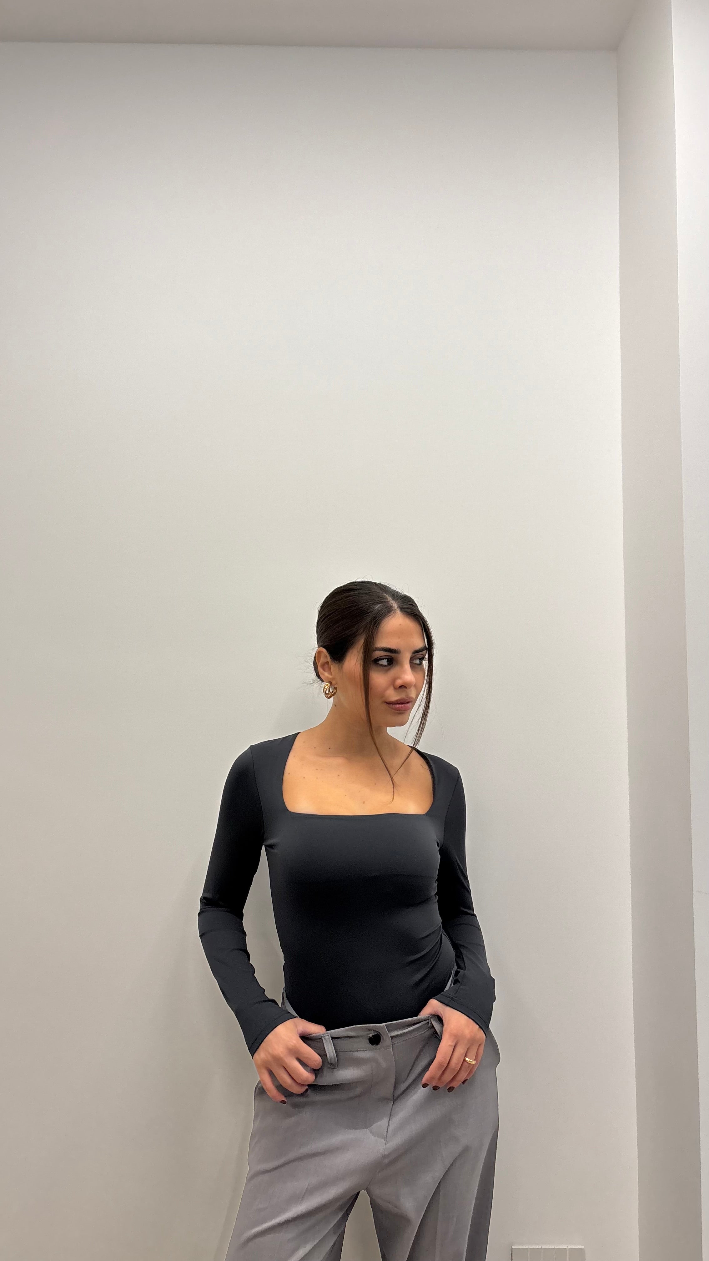 Body scollo quadrato