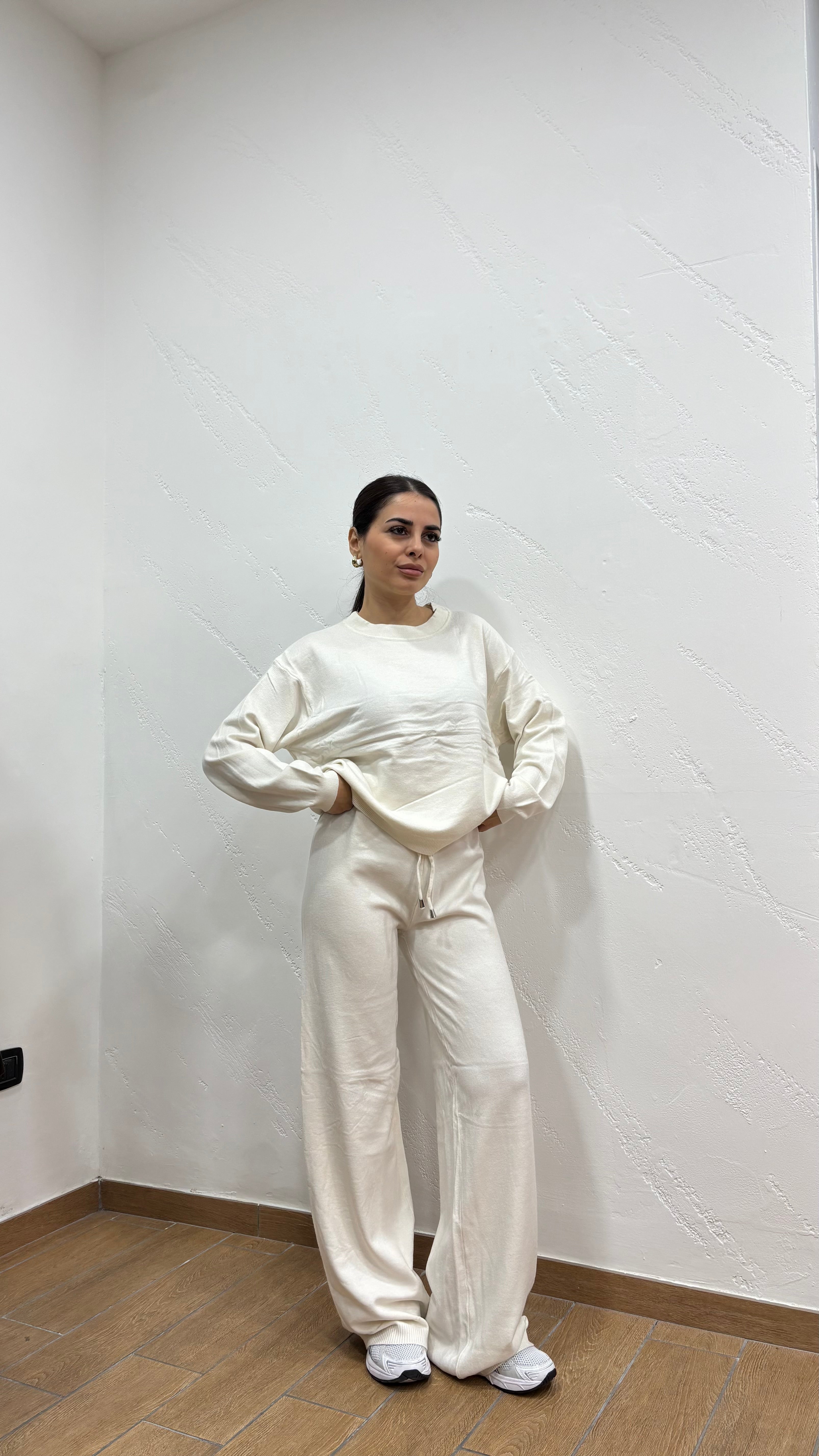 Coordinato lana rasata